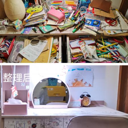 儿童房书桌收纳整理